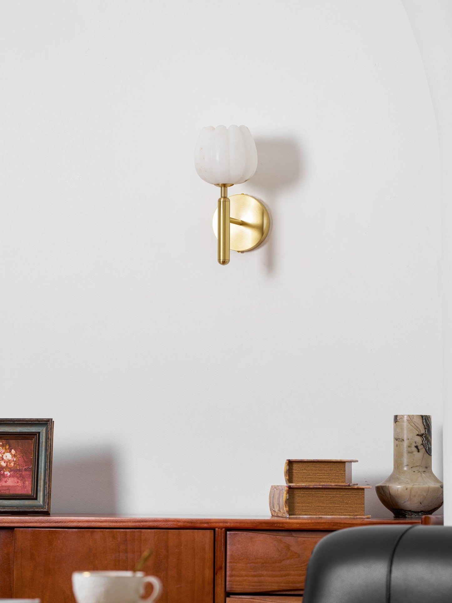 Ezra | Wall Lamp Flower-Shaped Metal Indoor Lighting for Hallway or Office