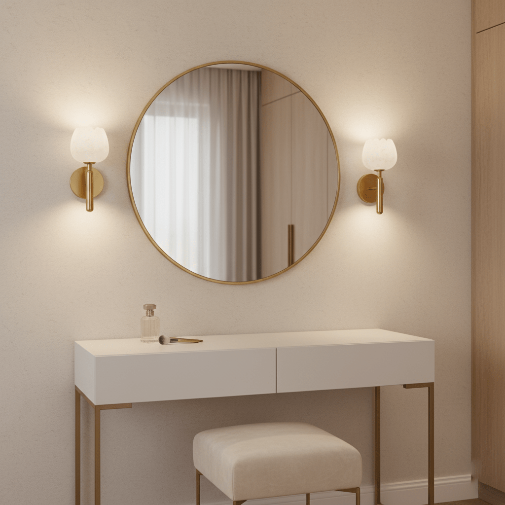Ezra | Wall Lamp Flower-Shaped Metal Indoor Lighting for Hallway or Office