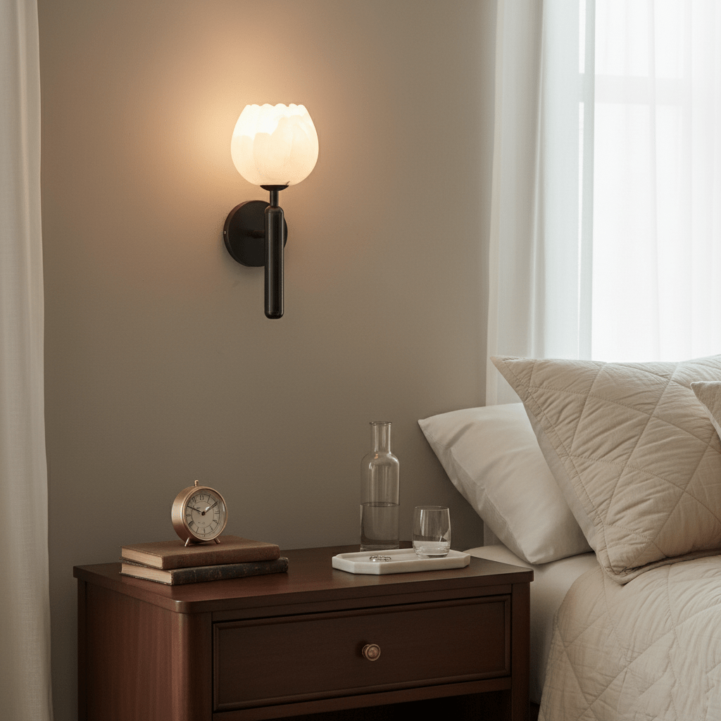 Ezra | Wall Lamp Flower-Shaped Metal Indoor Lighting for Hallway or Office