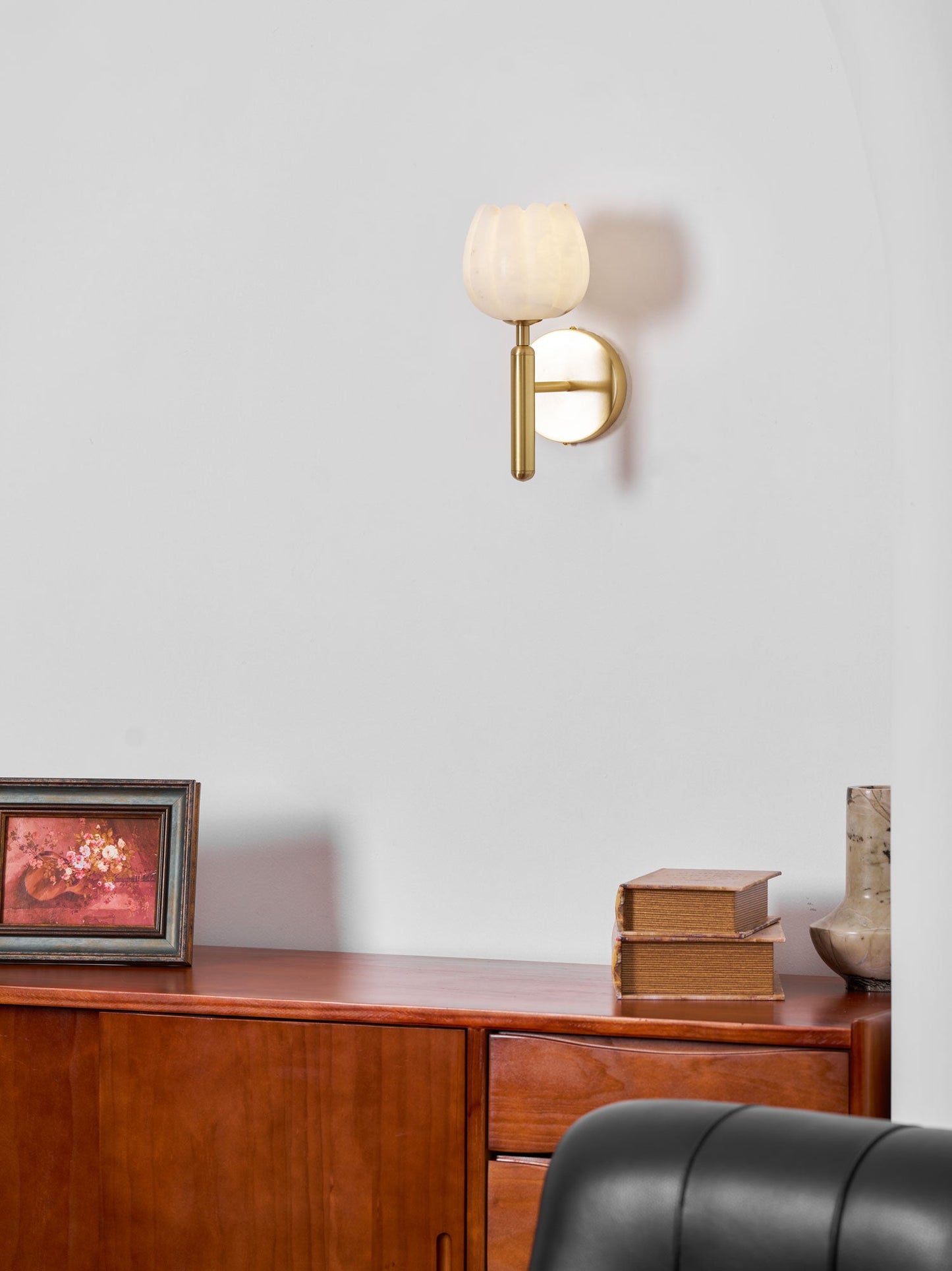 Ezra | Wall Lamp Flower-Shaped Metal Indoor Lighting for Hallway or Office