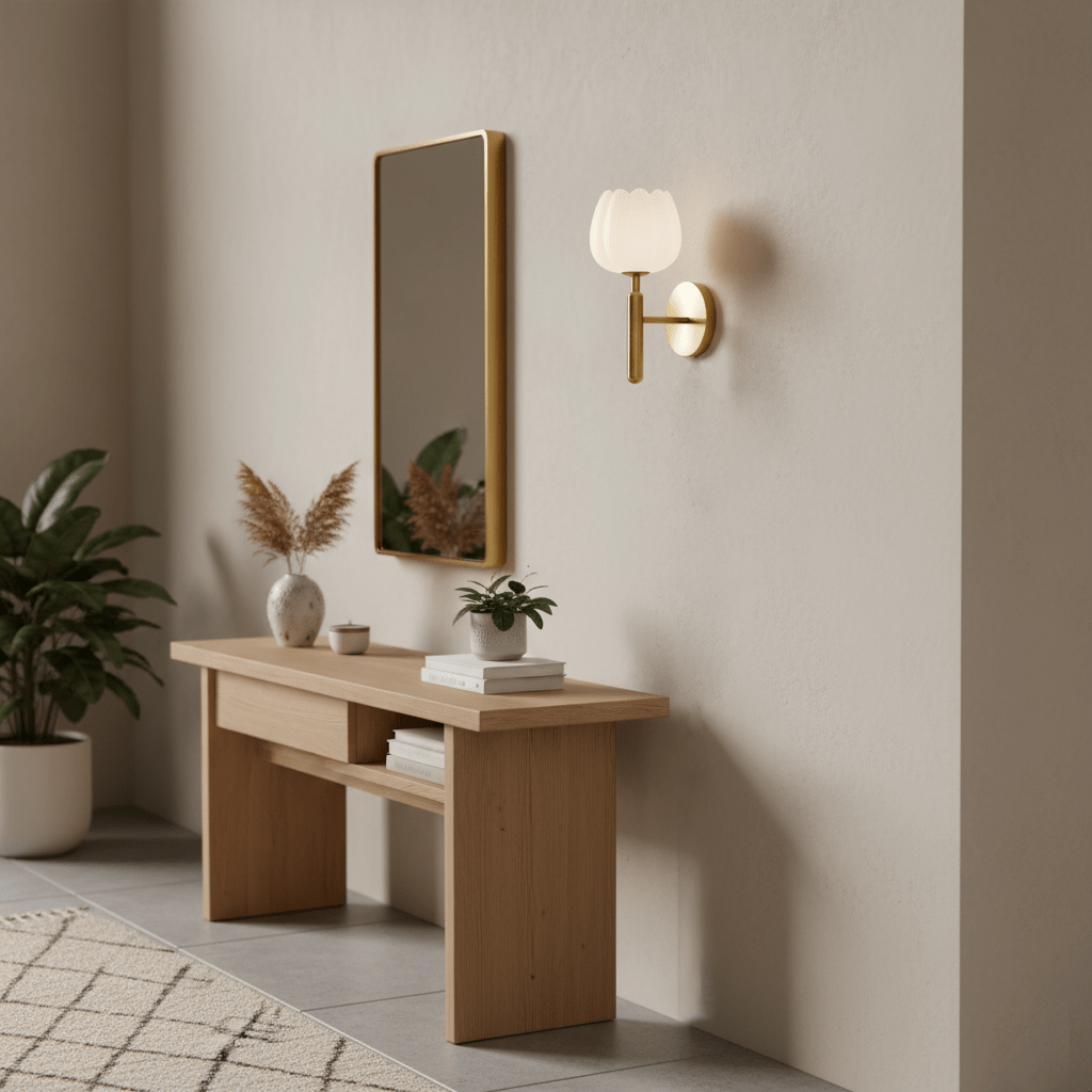 Ezra | Wall Lamp Flower-Shaped Metal Indoor Lighting for Hallway or Office
