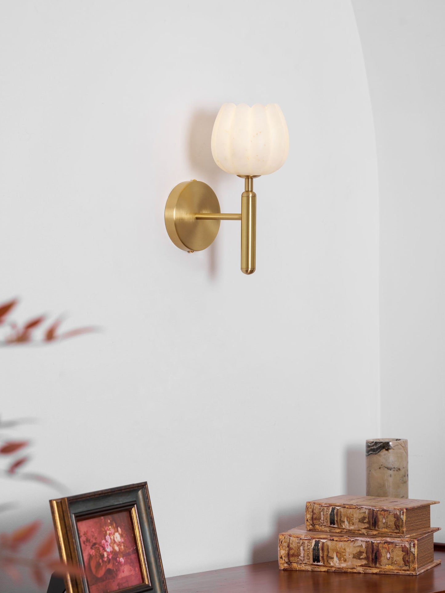 Ezra | Wall Lamp Flower-Shaped Metal Indoor Lighting for Hallway or Office