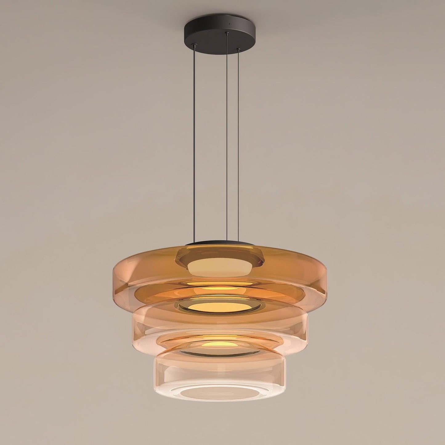 Lars | Smoked Glass LED Minimalist Pendant Light