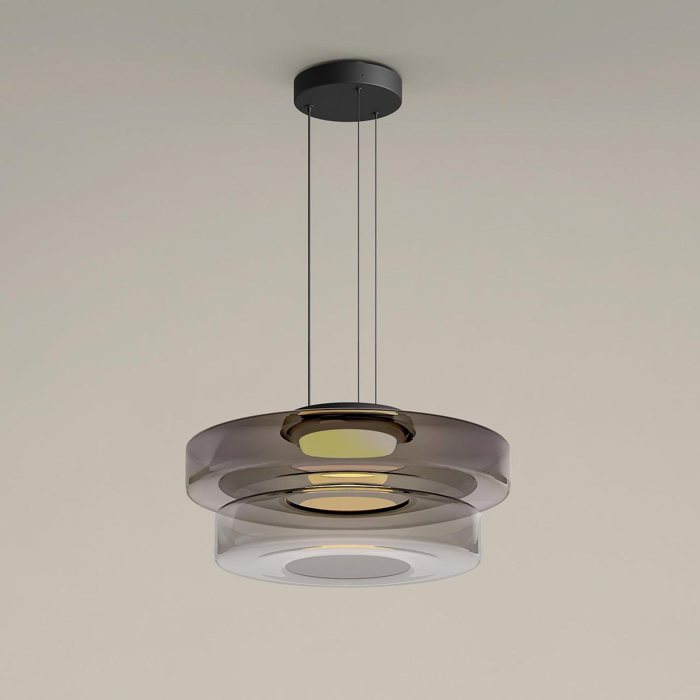 Lars | Smoked Glass LED Minimalist Pendant Light
