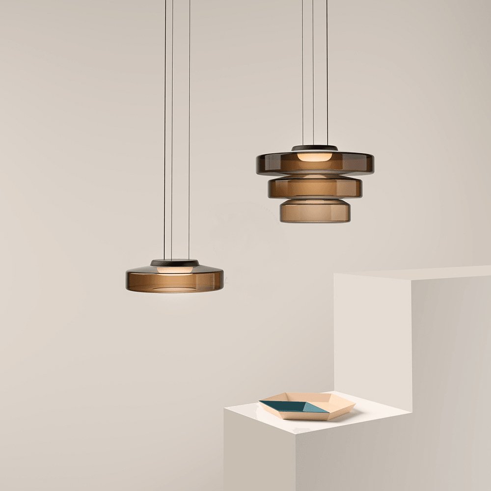 Lars | Smoked Glass LED Minimalist Pendant Light