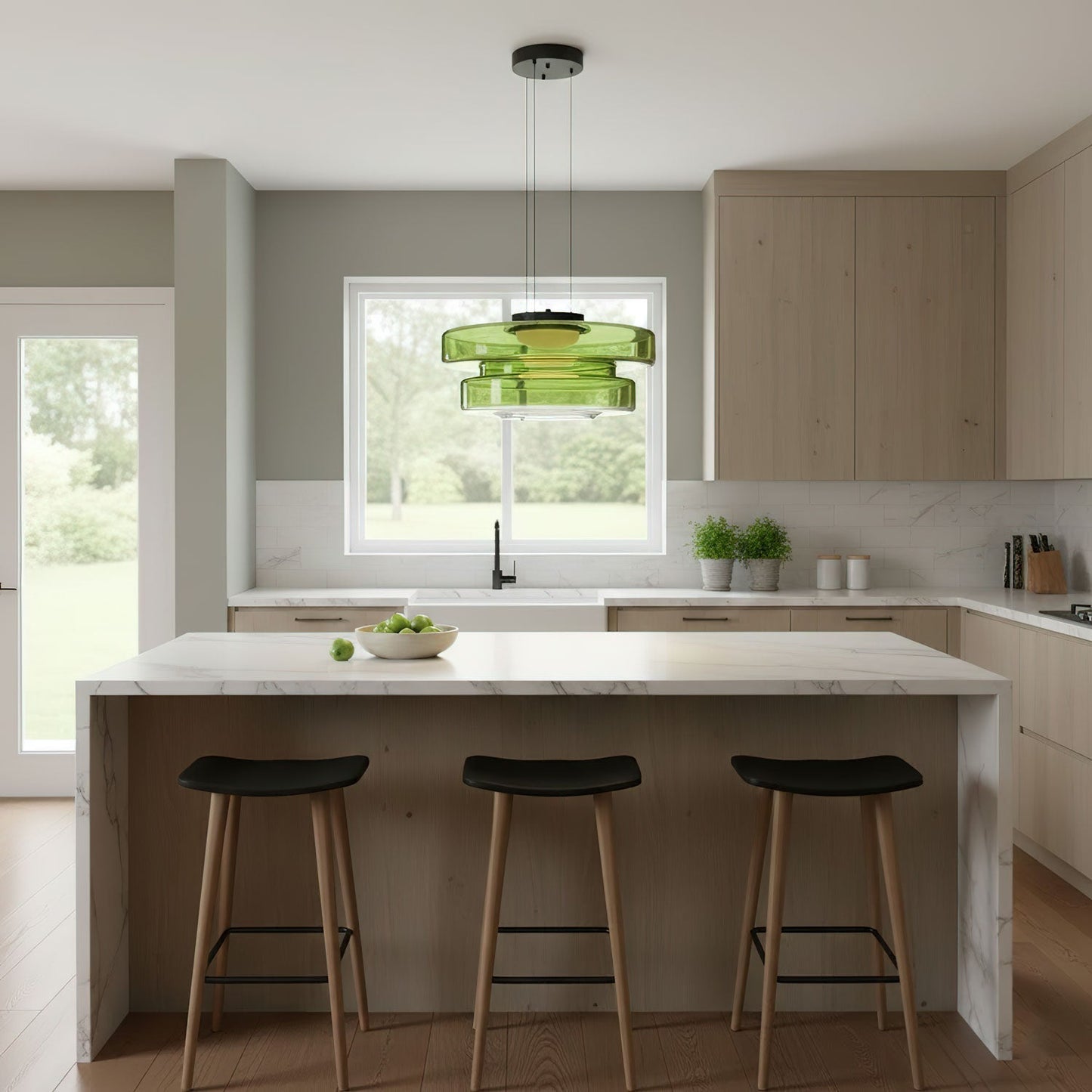 Lars | Smoked Glass LED Minimalist Pendant Light