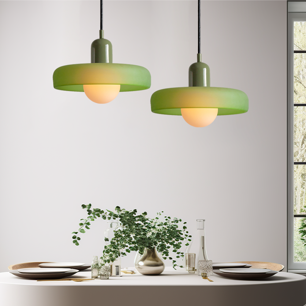 Luna | Retro Glass Pendant Lights, Living Room