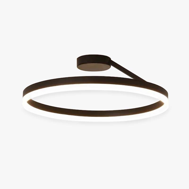 Jop | Modern Circle LED Semi-Flush Mount Ceiling Light