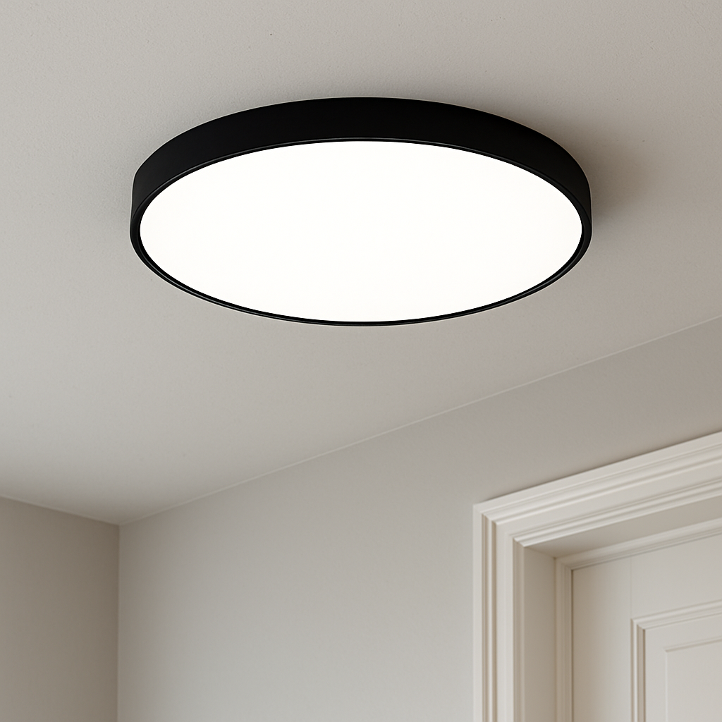 Modern Ceiling Lamp | Round LED, Thin Profile