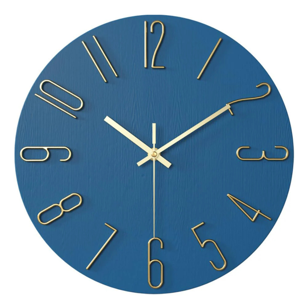 Simon | Modern Minimalist Silent Quartz Wall Clock