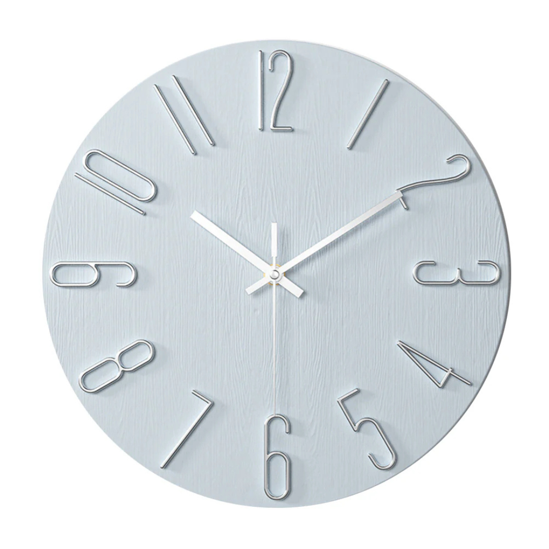 Simon | Modern Minimalist Silent Quartz Wall Clock
