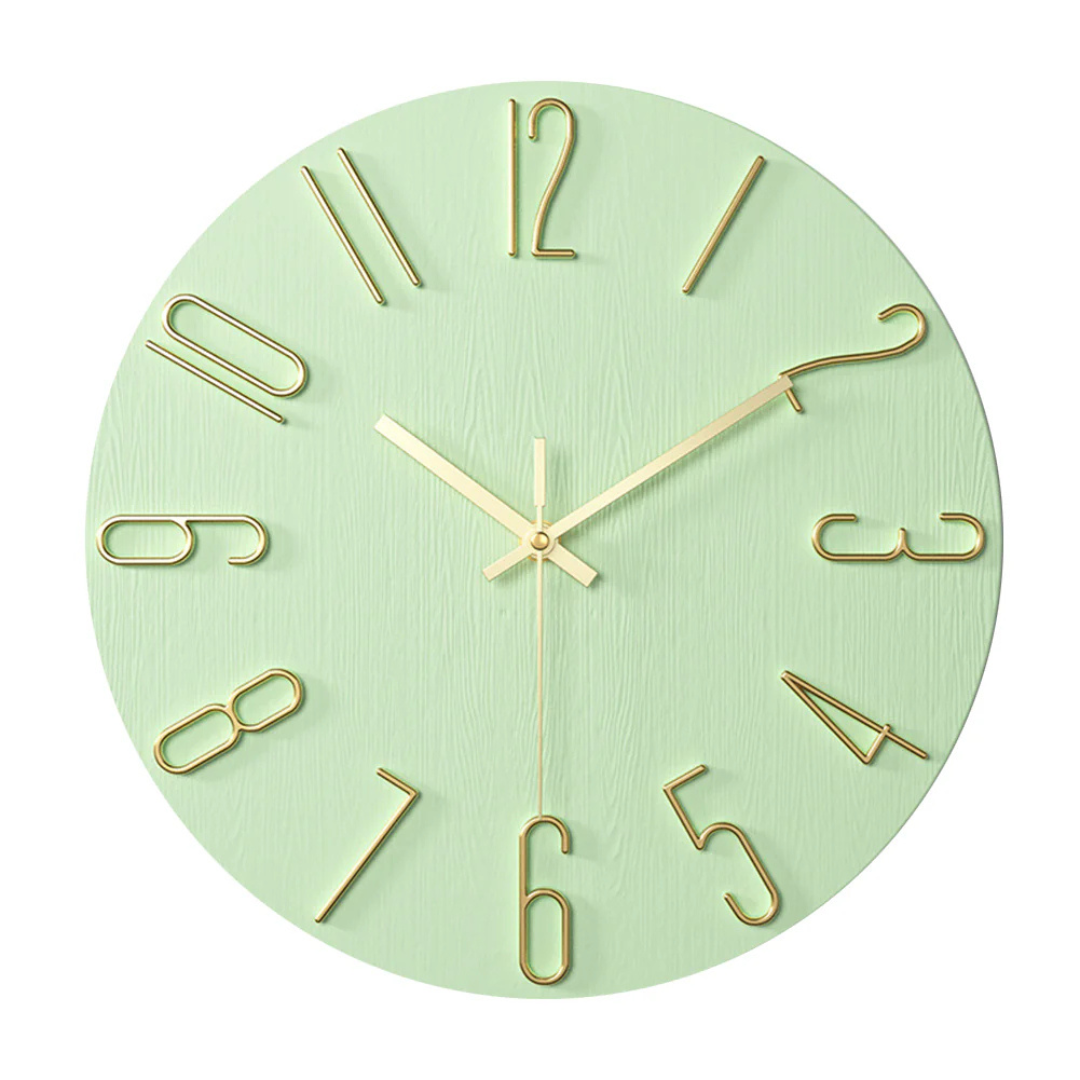 Simon | Modern Minimalist Silent Quartz Wall Clock