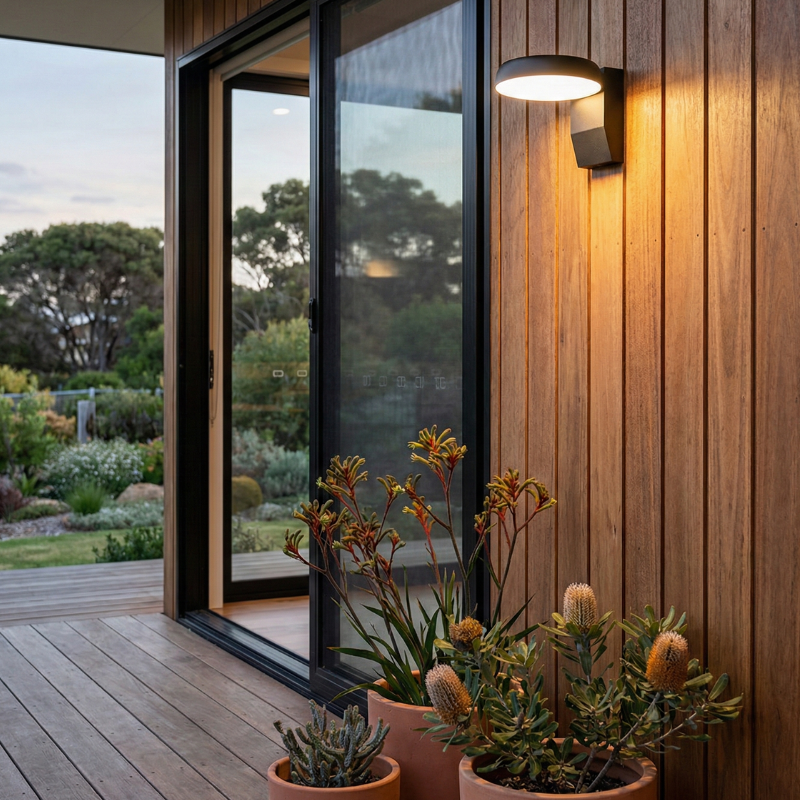 Zeno | Motion Sensor Outdoor LED Patio Garden Fence Wall Light 