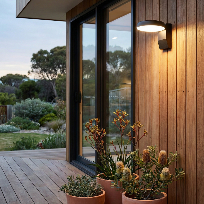 Zeno | Motion Sensor Outdoor LED Patio Garden Fence Wall Light 