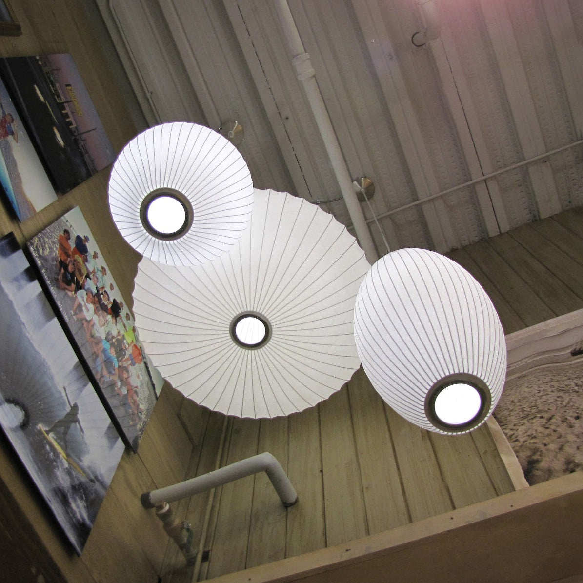 Nyla | Modern Glass Glow Pendant Light Living Room