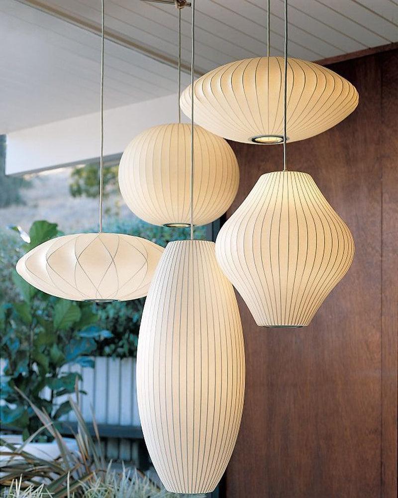 Nyla | Modern Glass Glow Pendant Light Living Room