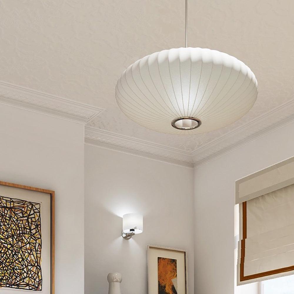 Nyla | Modern Glass Glow Pendant Light Living Room