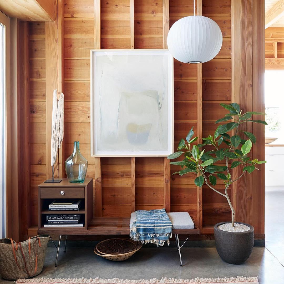 Nyla | Modern Glass Glow Pendant Light Living Room