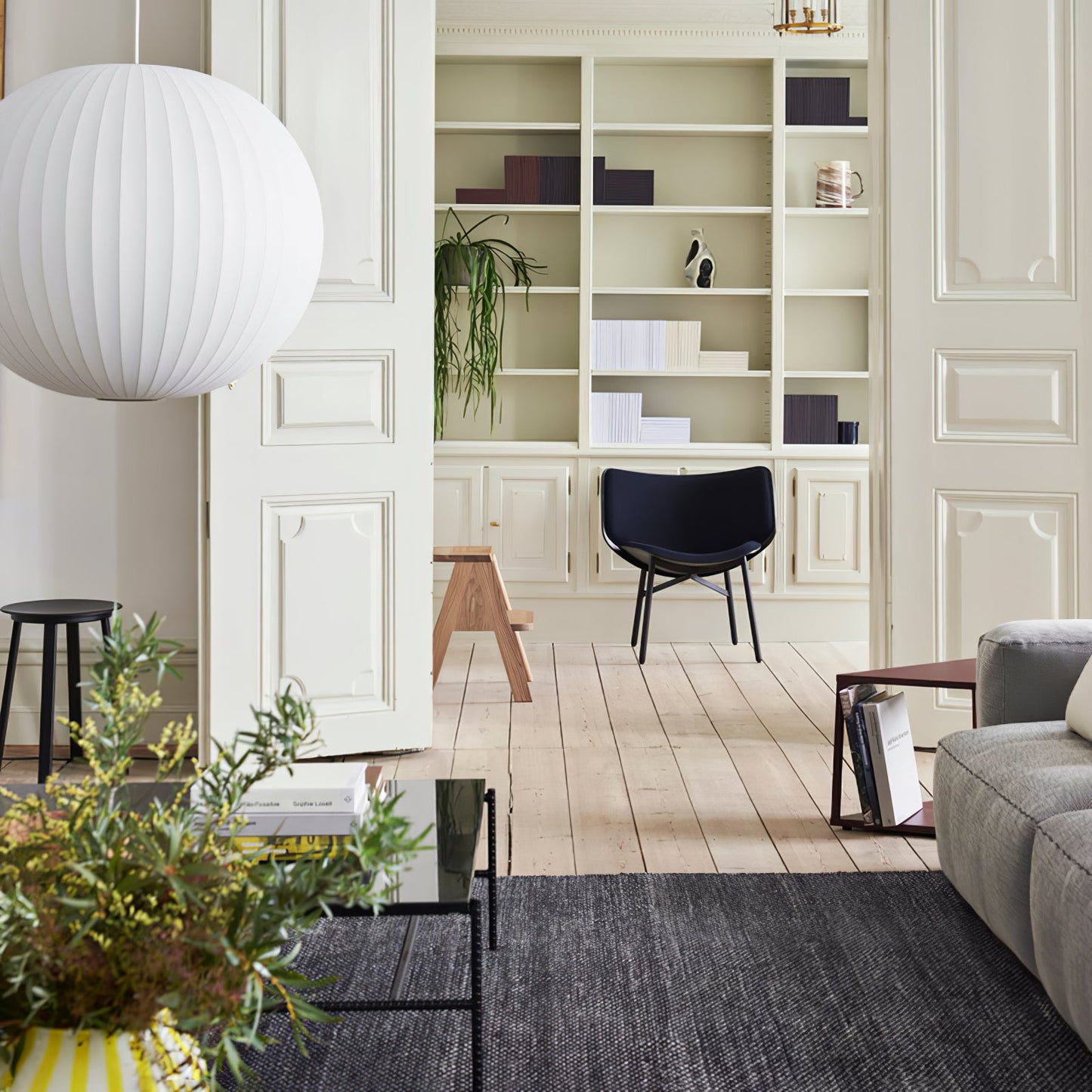 Nyla | Modern Glass Glow Pendant Light Living Room