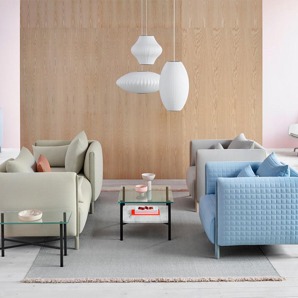 Nyla | Modern Glass Glow Pendant Light Living Room