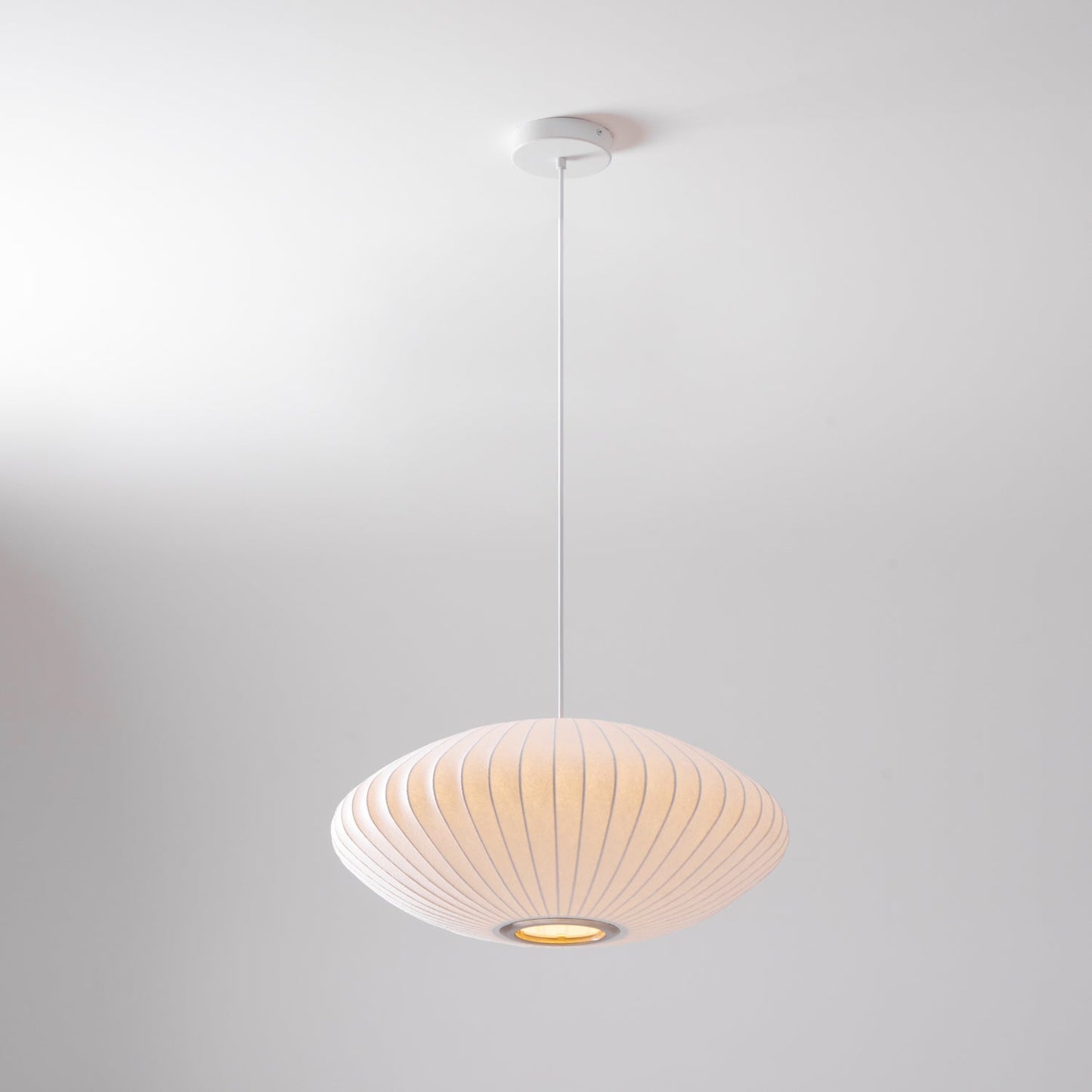 Nyla | Modern Glass Glow Pendant Light Living Room
