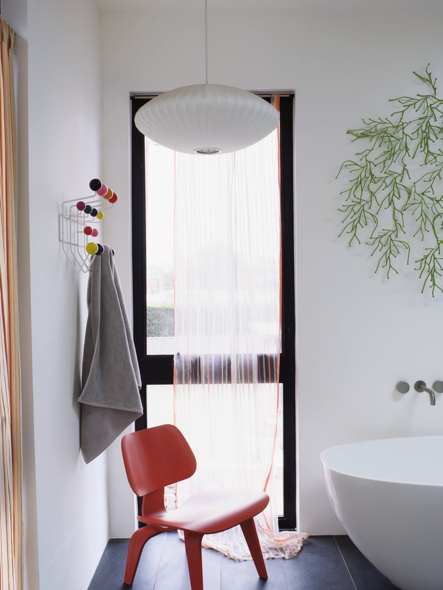 Nyla | Modern Glass Glow Pendant Light Living Room