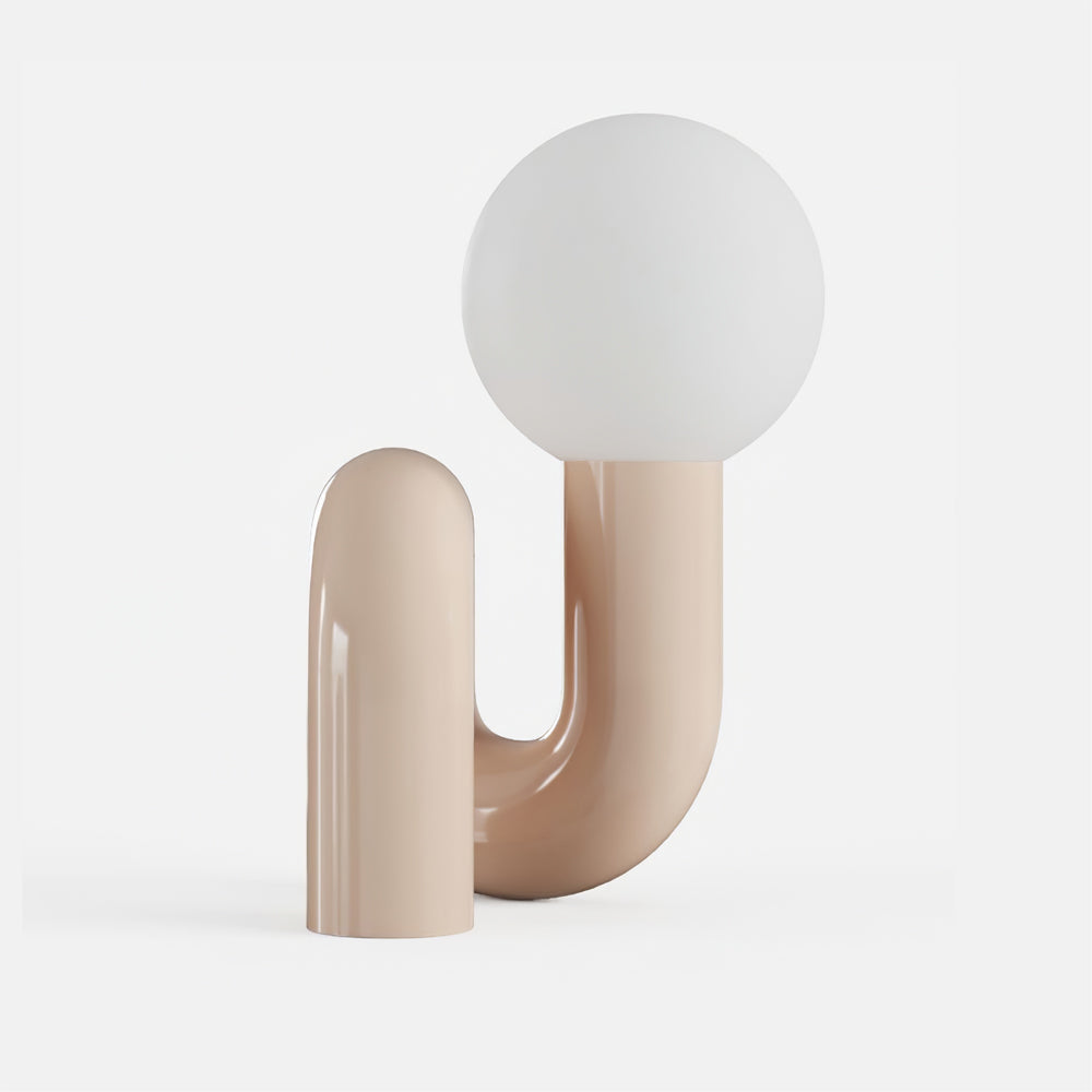 Sola | Decorative Spiral Glass Resin Table Reading Lamp for Bedroom
