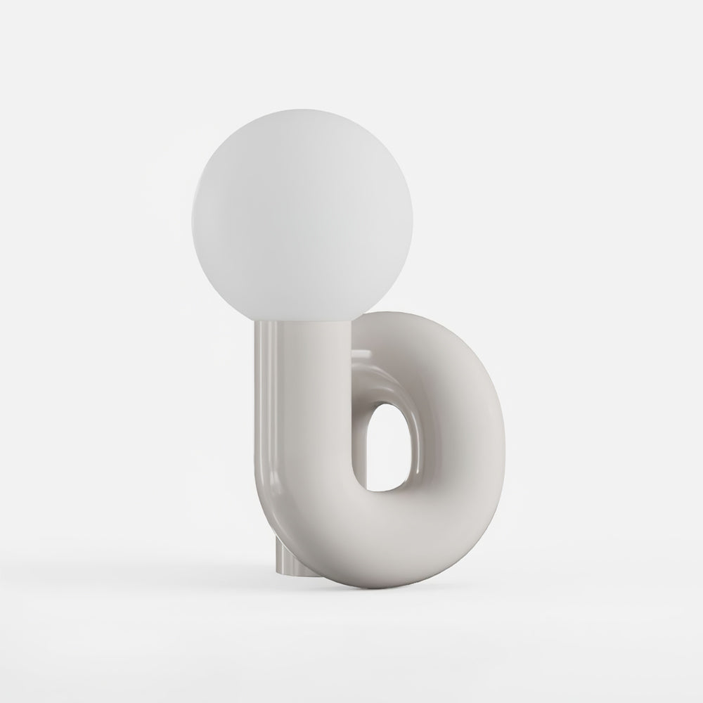 Sola | Decorative Spiral Glass Resin Table Reading Lamp for Bedroom
