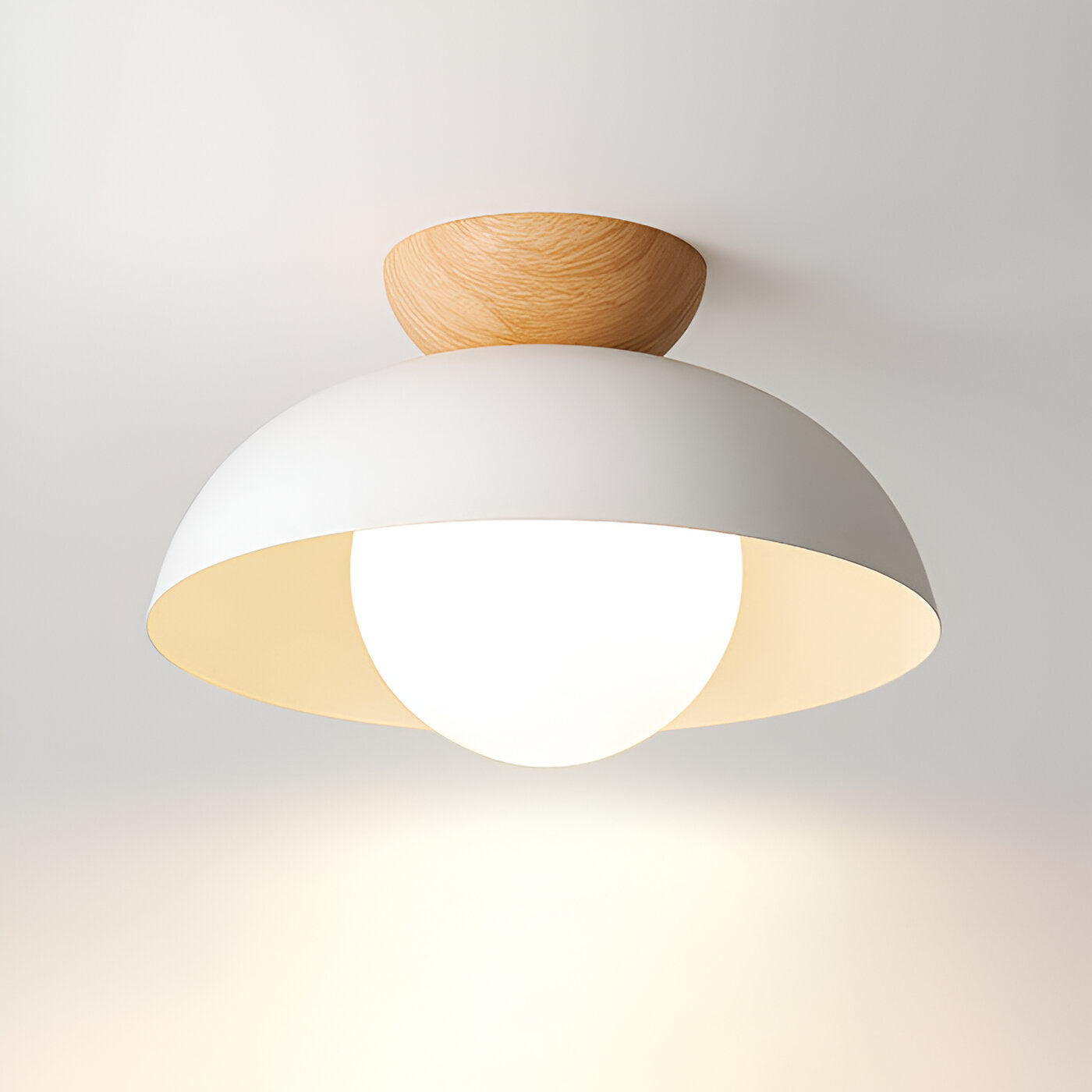 Elara | Scandinavian Iron Shade Ceiling Lamp