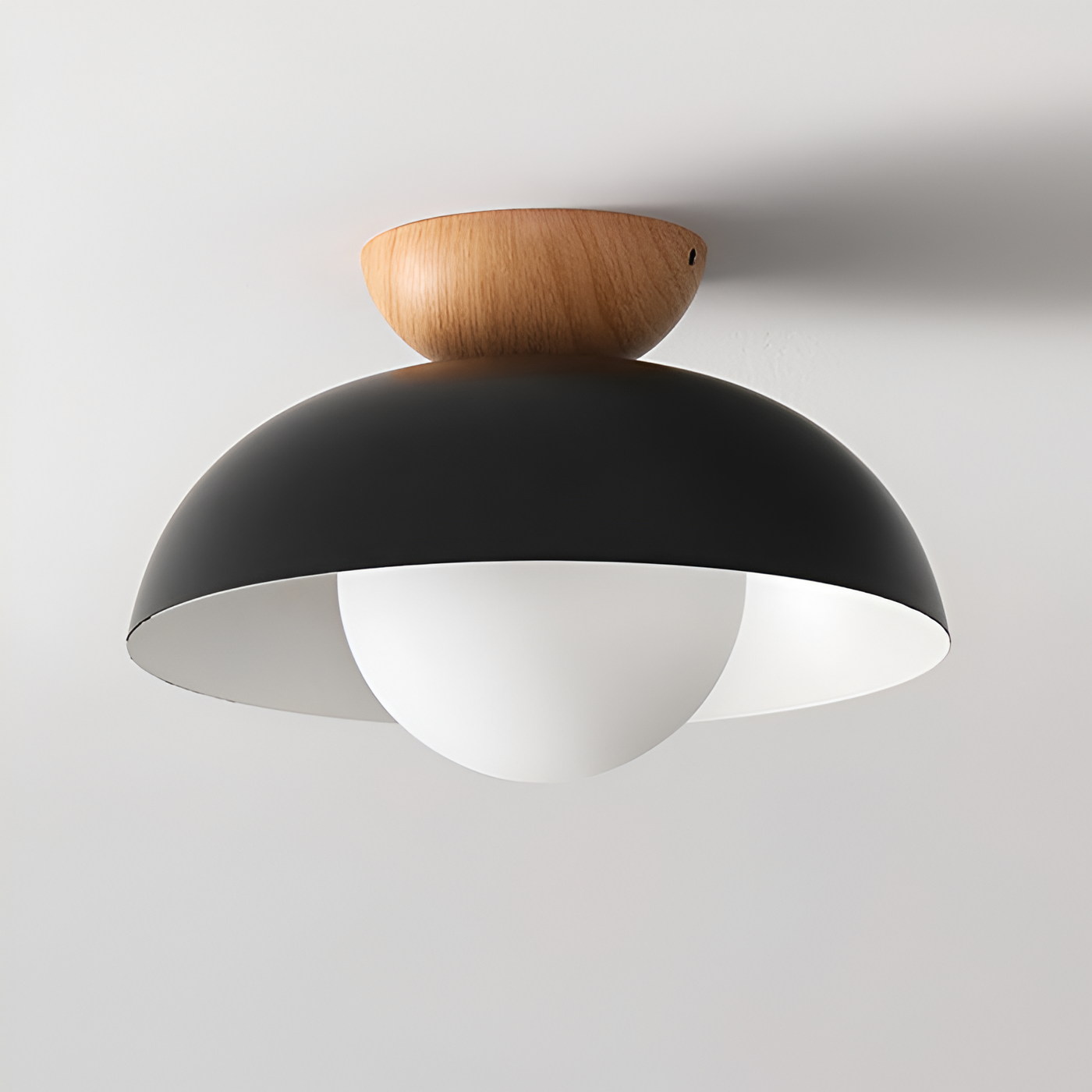 Elara | Scandinavian Iron Shade Ceiling Lamp