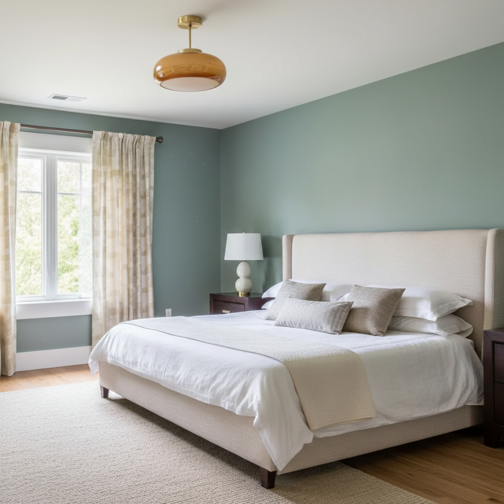 Nordic | Bauhaus Semi Flush Mount Ceiling Light
