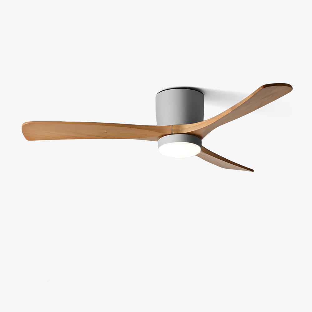 Aura | Wooden LED Ceiling Fan with Light (42” / 48” / 52”)