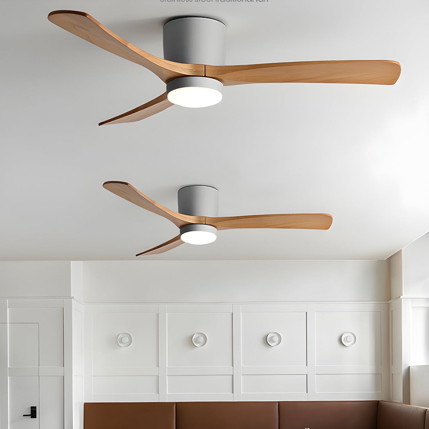 Aura | Wooden LED Ceiling Fan with Light (42” / 48” / 52”)