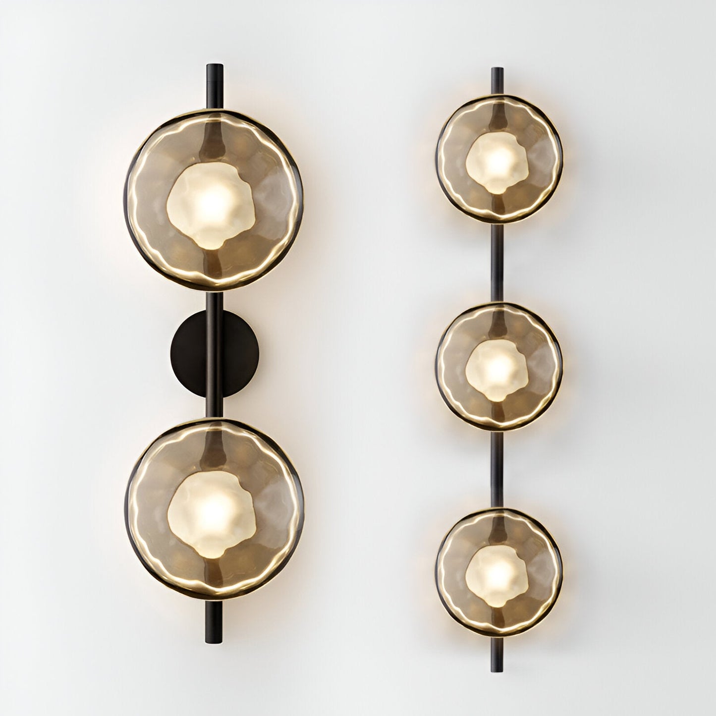 Zeno | Round Ceto Glass Wall Light