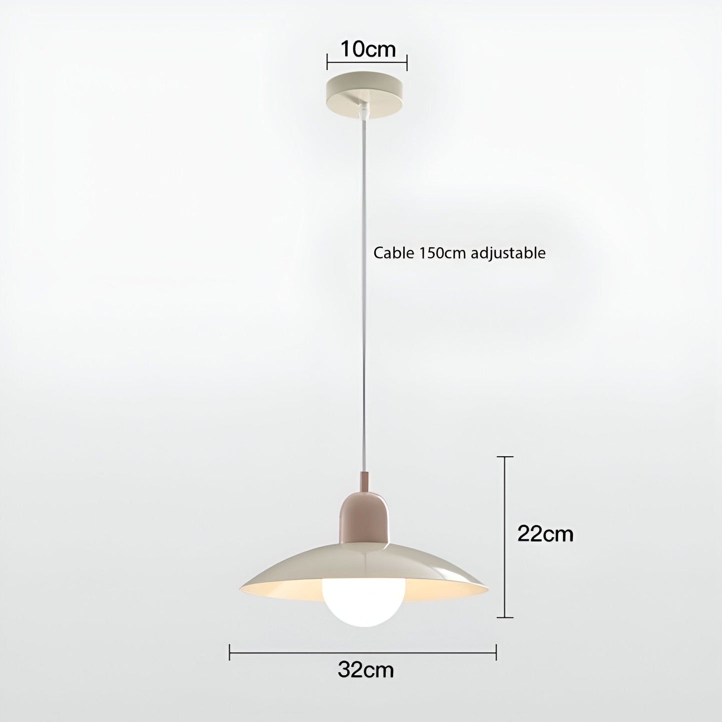 Aimi | Macaron Bauhaus Pendant Light - Adjustable