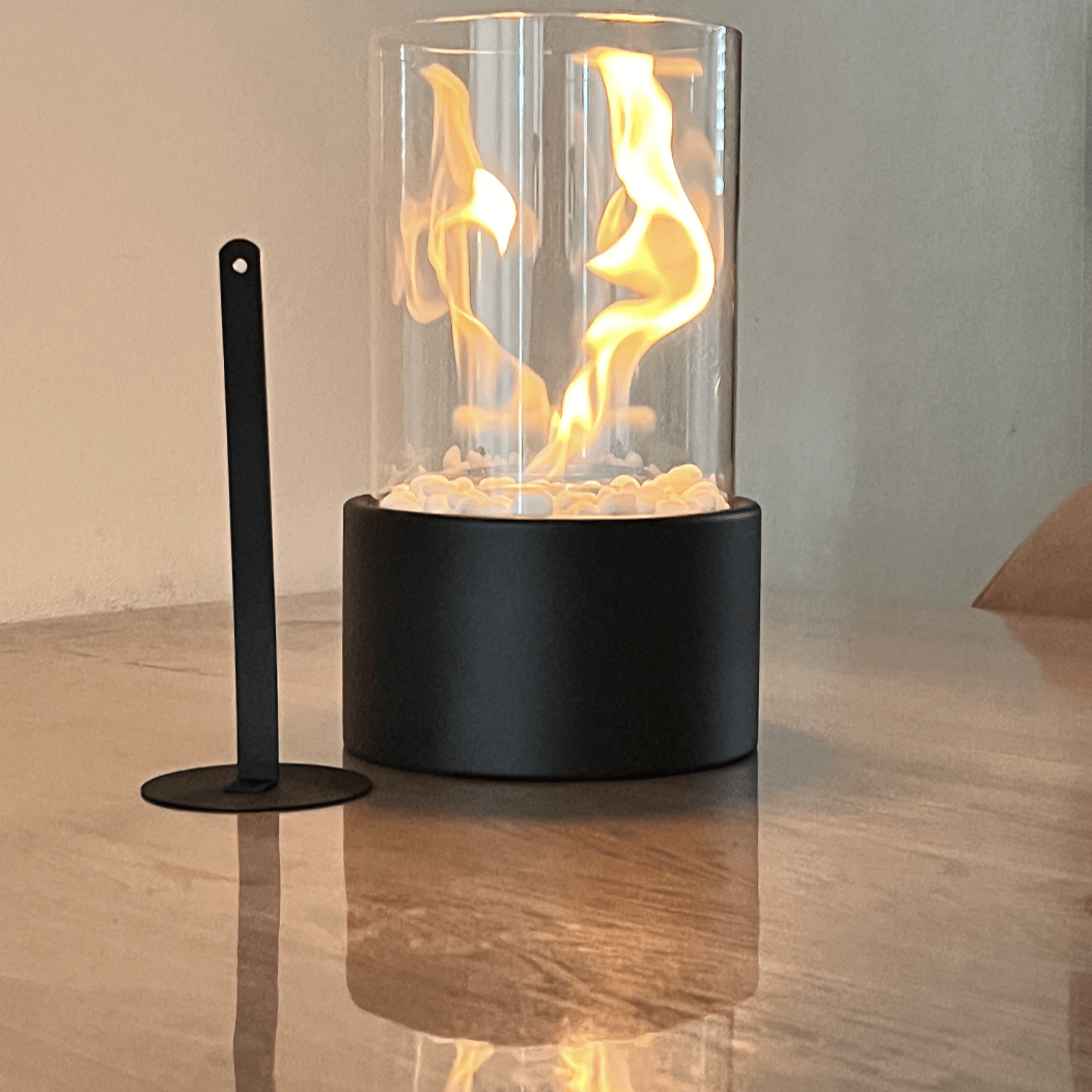Cera | Glass & Metal Candle Holder