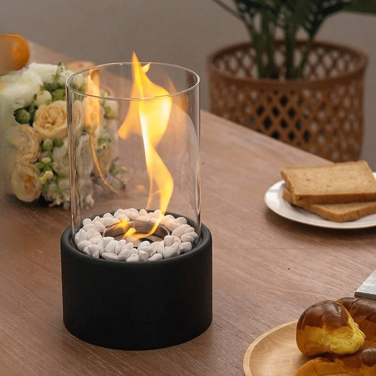Cera | Glass & Metal Candle Holder
