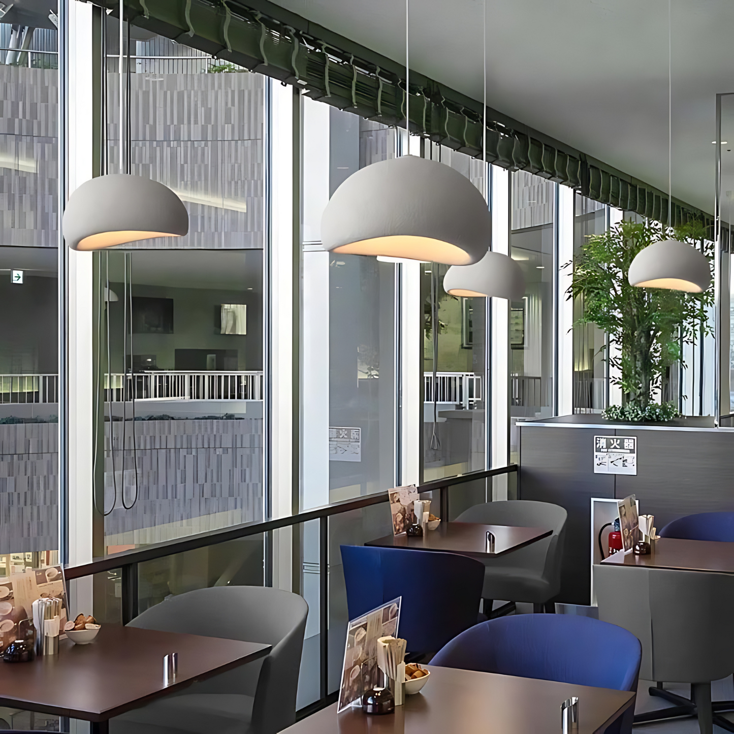 Wabi Sabi | Fiberglass Pendant Light - Lightweight