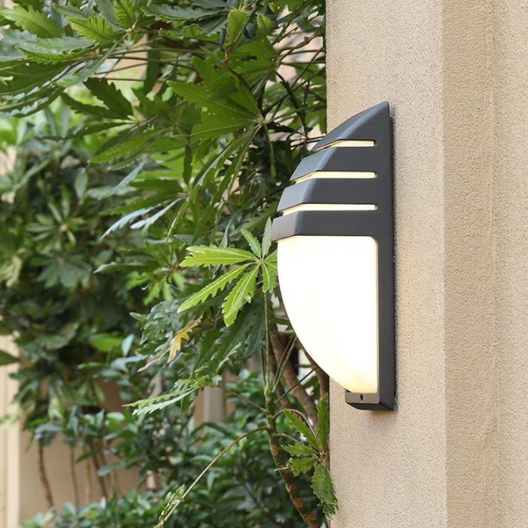 Nathaniel | Outdoor Wall Light LED Motion Sensor - Security Lantern for Garden Patio and Entryway