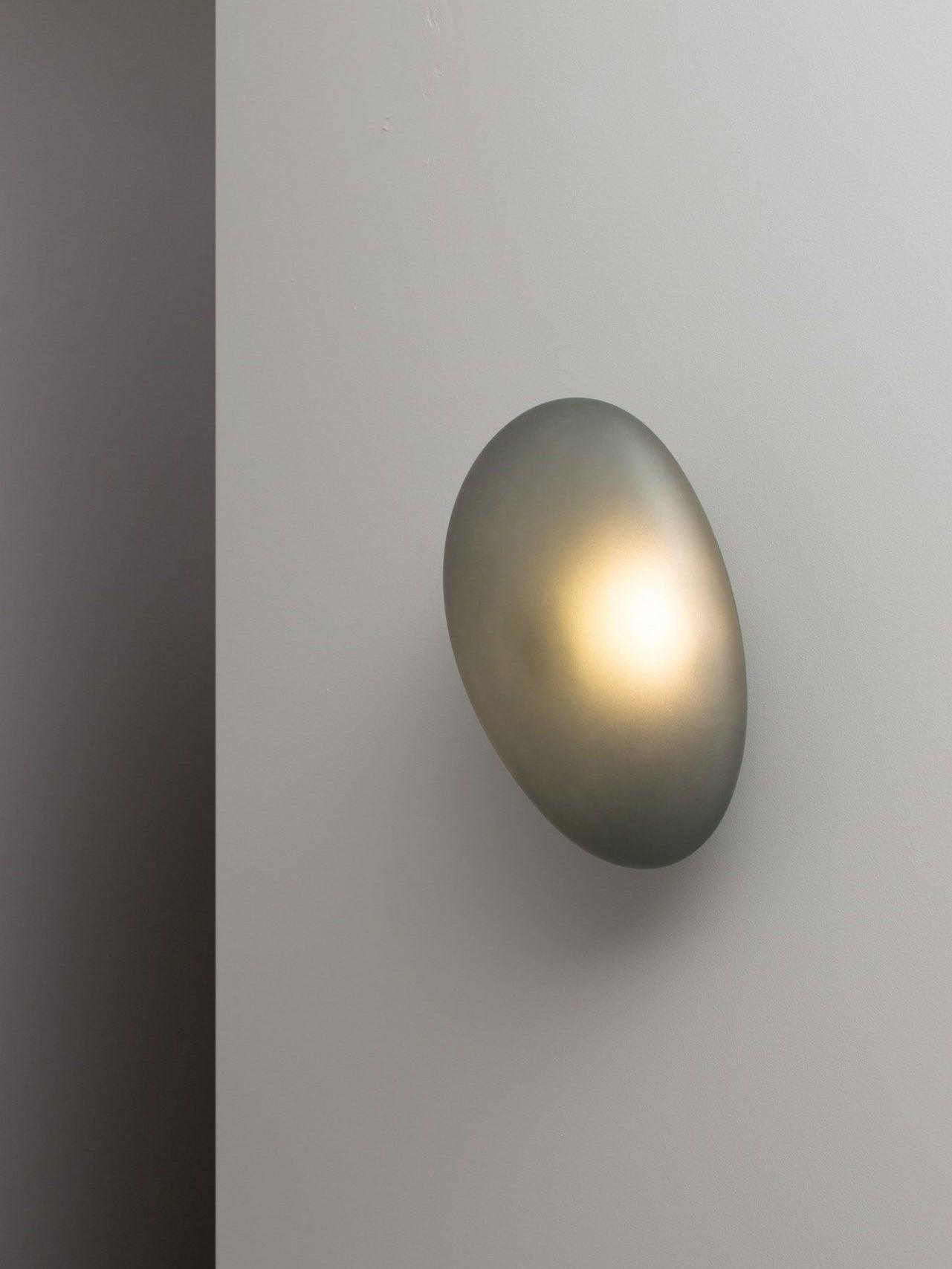 Asher | Wall Lamp Bubble Glass Light for Hallway or Office