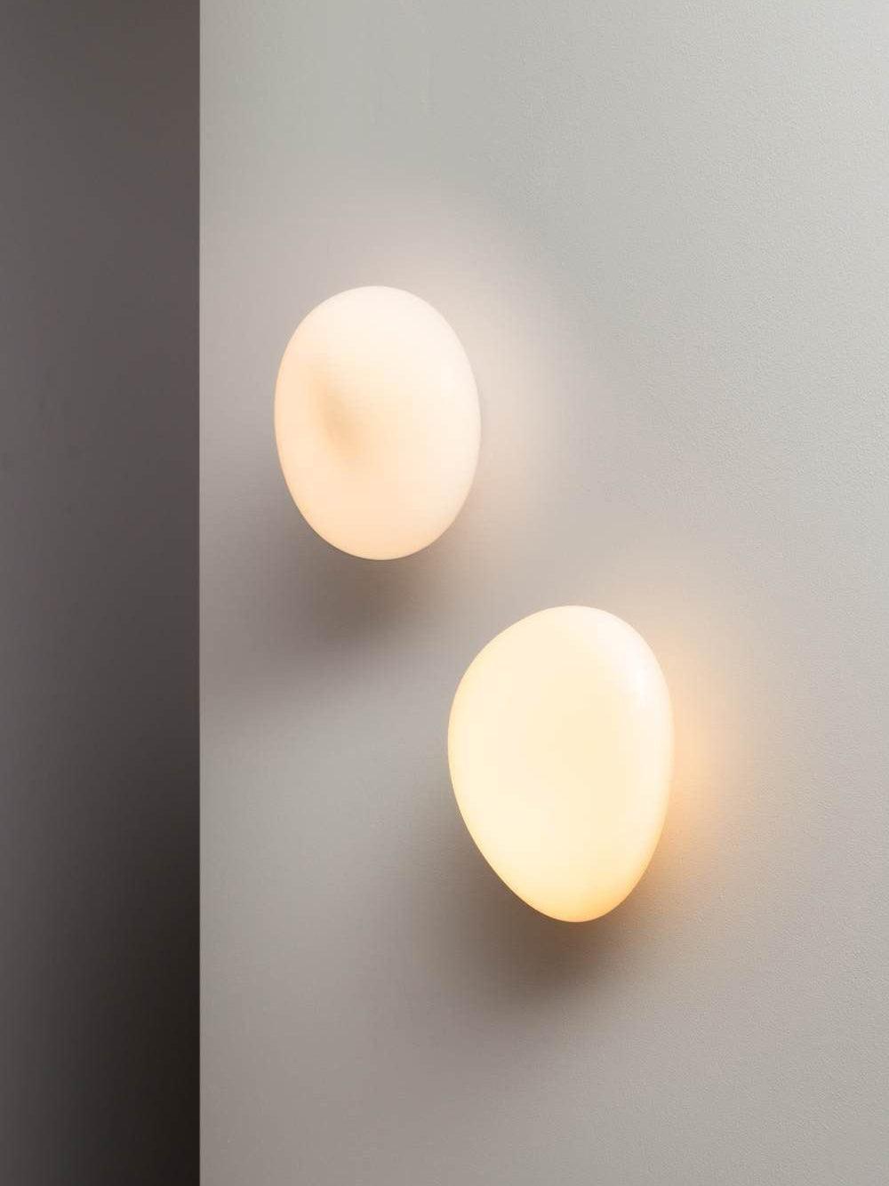 Asher | Wall Lamp Bubble Glass Light for Hallway or Office