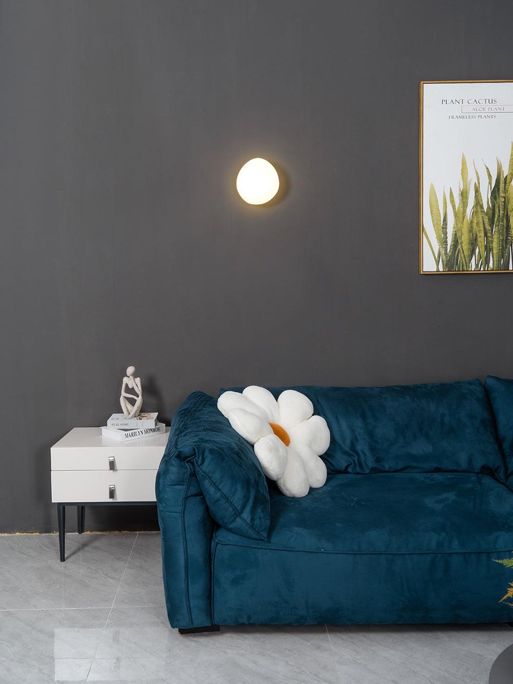 Asher | Wall Lamp Bubble Glass Light for Hallway or Office