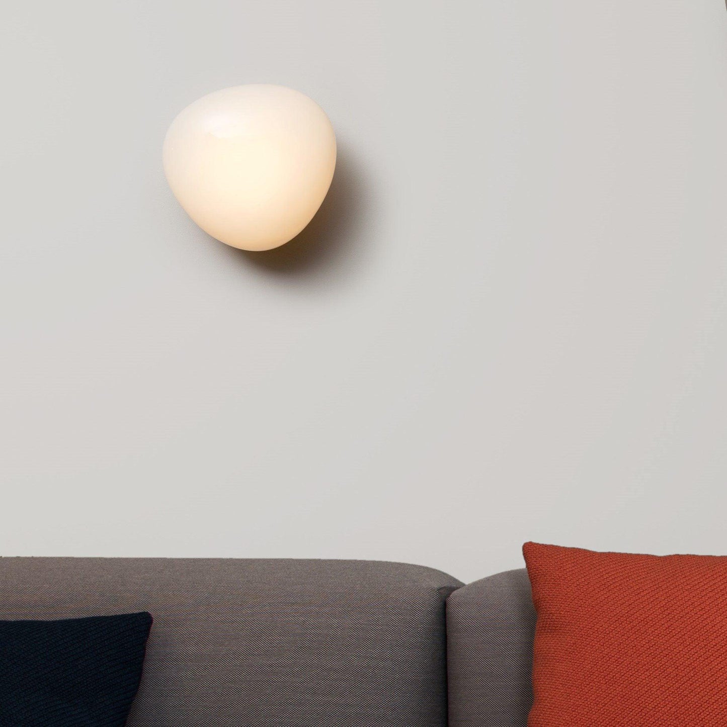 Asher | Wall Lamp Bubble Glass Light for Hallway or Office