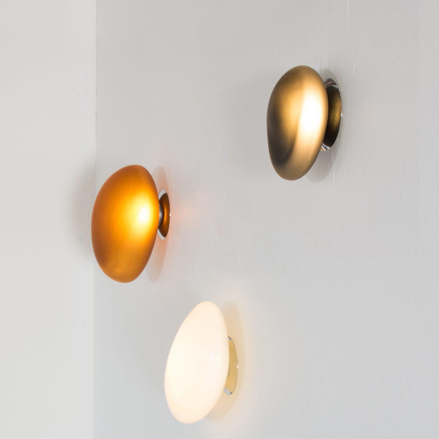 Asher | Wall Lamp Bubble Glass Light for Hallway or Office
