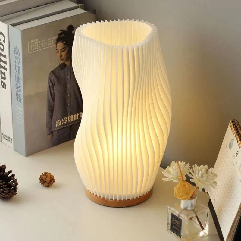 Wavecrest | Sculptural LED Dimmable Table Lamp
