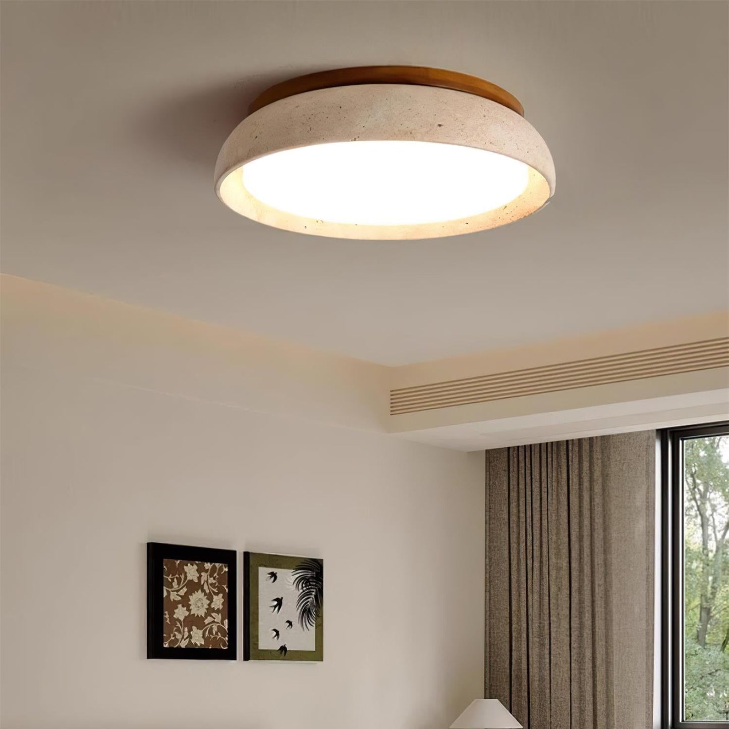Kiro | Indoor Ceiling Light - Natural Stone