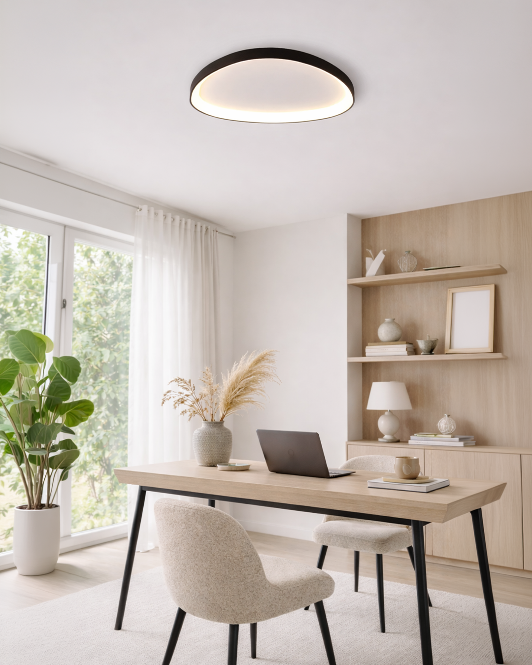 Isabelle | Minimalist Flush Mount Ceiling Light Indoor LED Fixture
