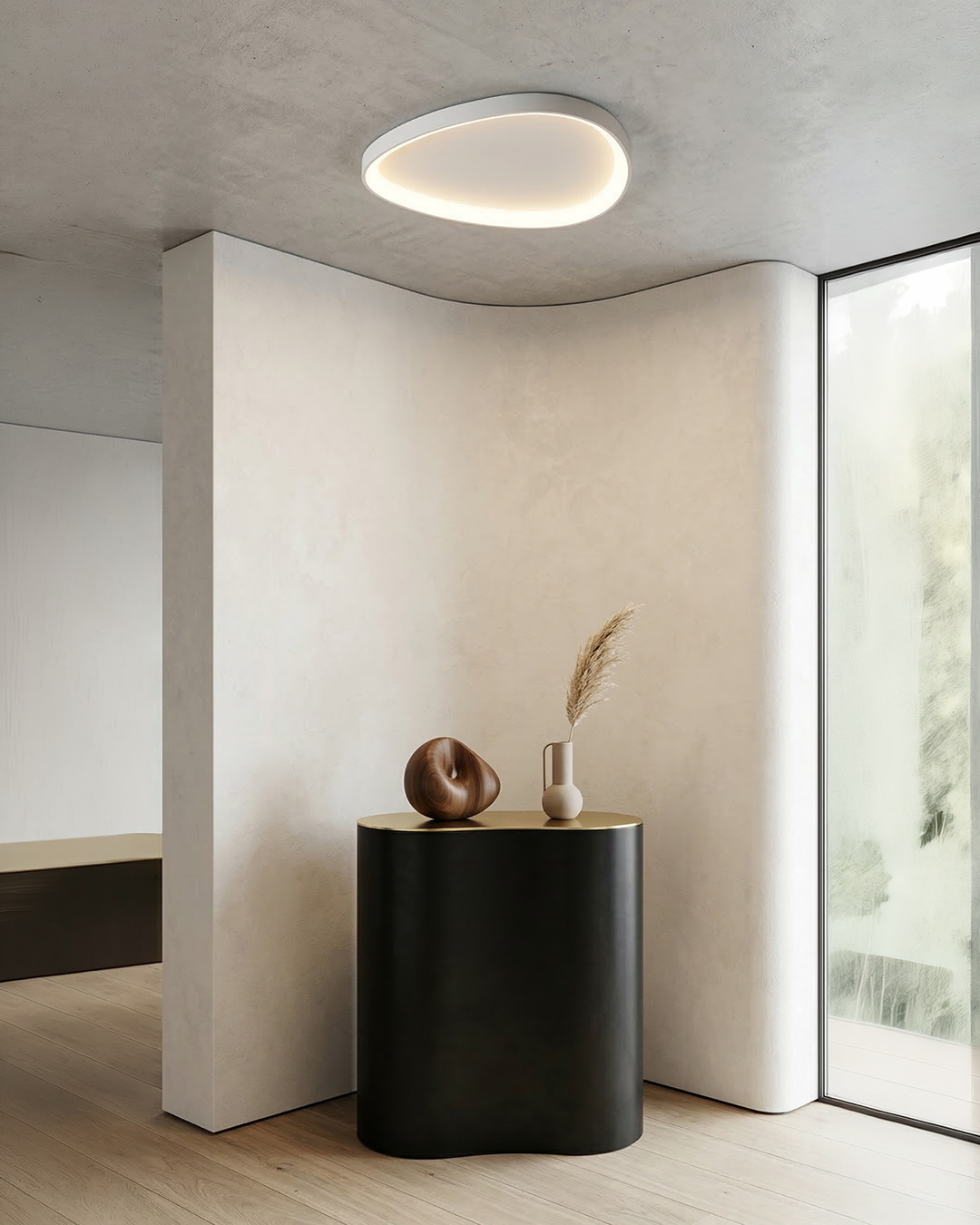 Isabelle | Minimalist Flush Mount Ceiling Light Indoor LED Fixture