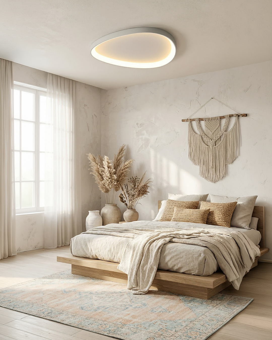 Isabelle | Minimalist Flush Mount Ceiling Light Indoor LED Fixture