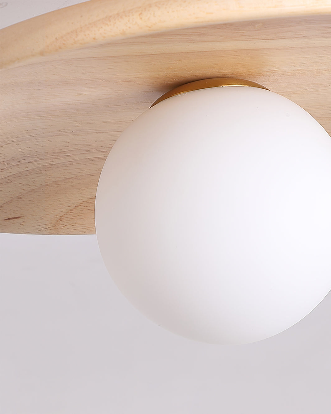 Glivon | Ash Wood Ceiling Light Flush Mount Entryway